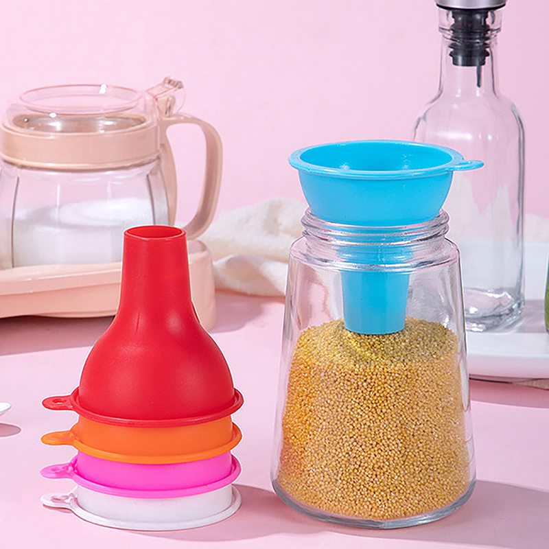 Home Cooking Oil - قمع سيليكون واسع الفوهة ذو عيار