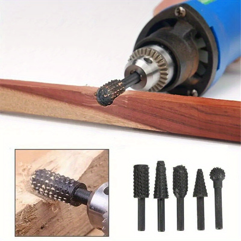 Wok Carbon Steel - مجموعة مثقاب الأعمال الخشبية ، أدوات