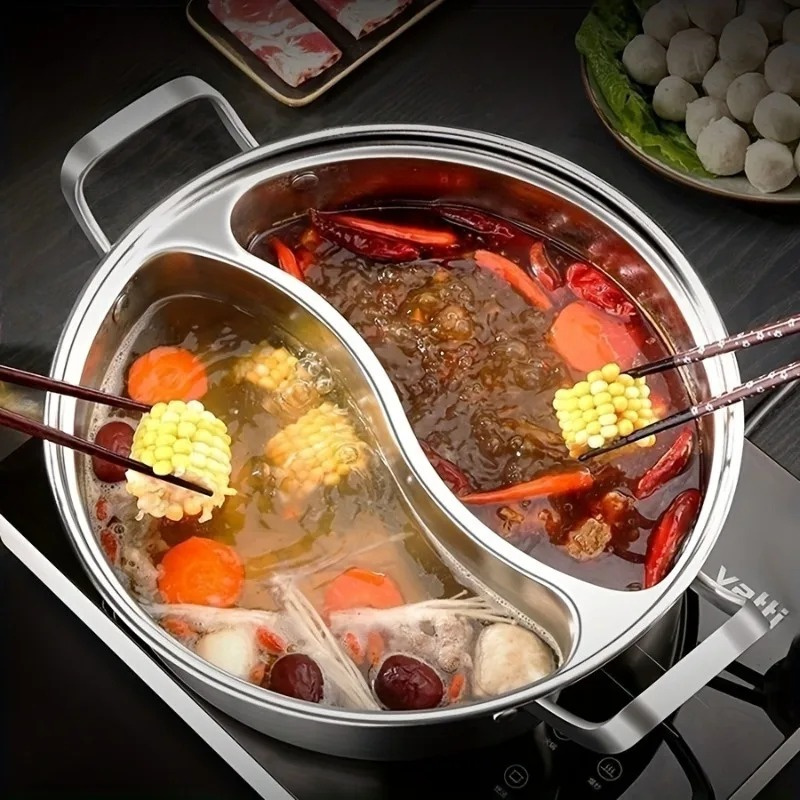 قدر طهي صيني مزدوج من الفولاذ  - مراجعة Home Cooking Chinese وسعره