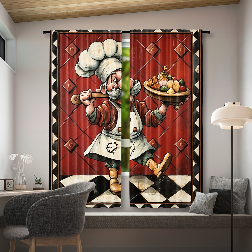 ستائر مطبخ مبتكرة بتصميم كرتون - مراجعة Home Cooking In French وسعره