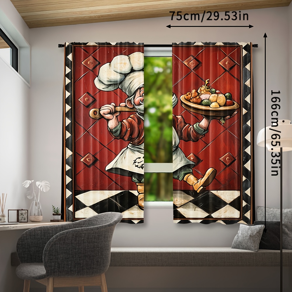 ستائر مطبخ مبتكرة بتصميم كرتون - مراجعة Home Cooking In French وسعره