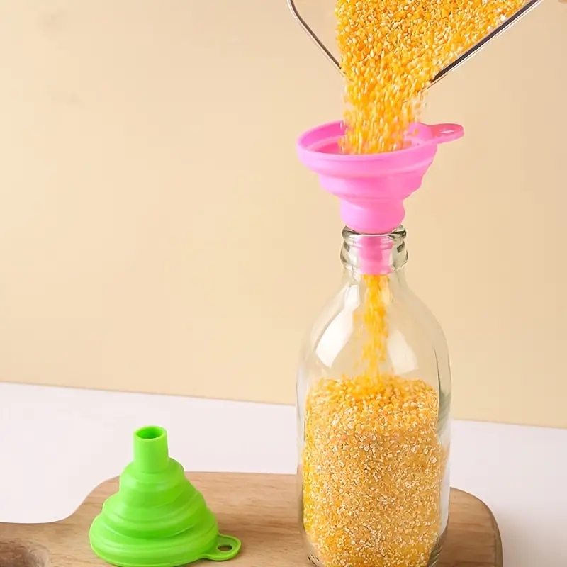 قمع سيليكون قابل للطي متعدد ال - مراجعة Home Cooking Oil وسعره