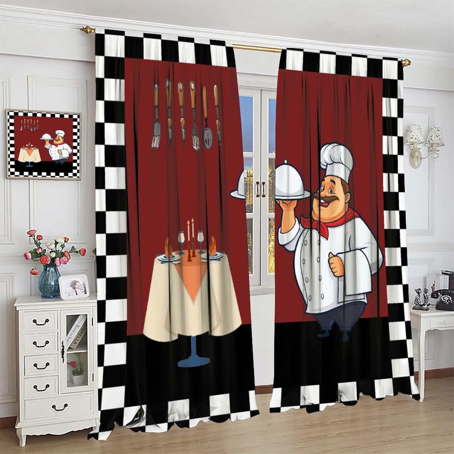 ستائر مطبخ فات شيف، ستائر نواف - مراجعة Home Cooking In French وسعره