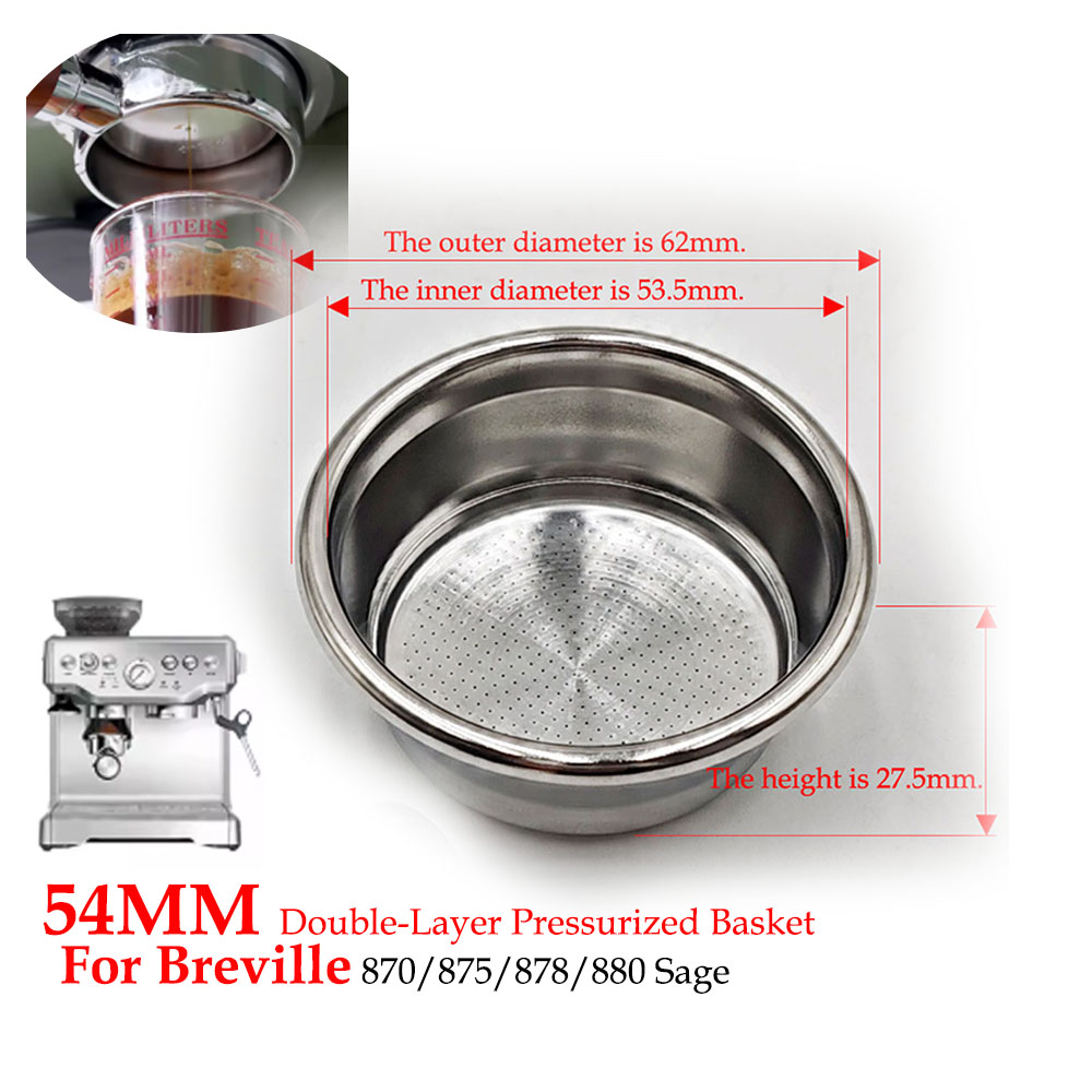 سلة فلتر مضغوطة بطبقة مزدوجة 5 - مراجعة Breville Espresso Bes870 وسعره
